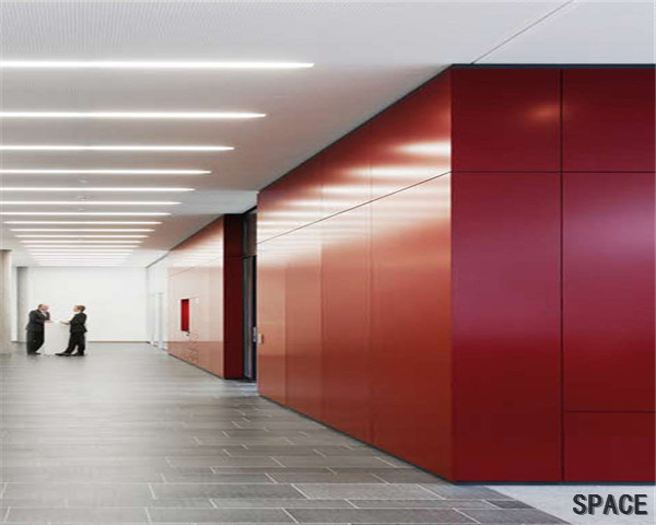 贺兰挂板隔断墙，金属挂板隔断